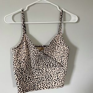 Leopard Print Crop Top